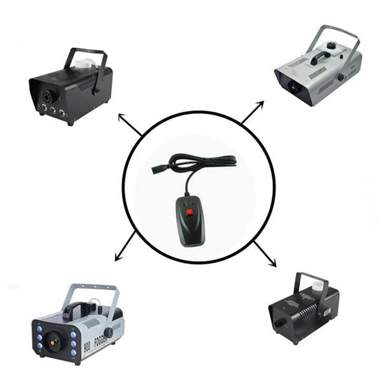 XLR-máquina de humo portátil con Control remoto, dispositivo de niebla con cable para 400W y 900W