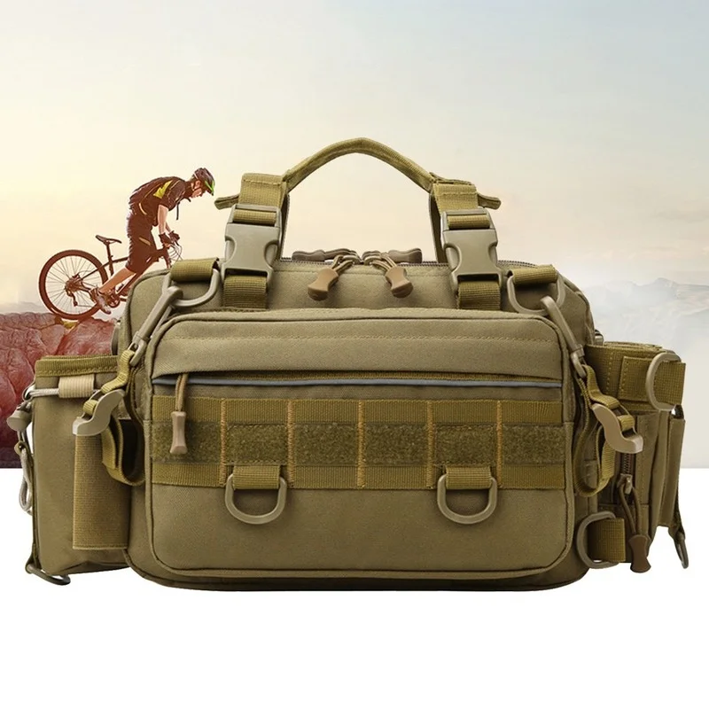 2022 Tactical Shoulder Bag Multifunction Lure Fishing Tackle Pack Outdoor Bag Large Capacity Storage Bag Hunting Camping Handbag