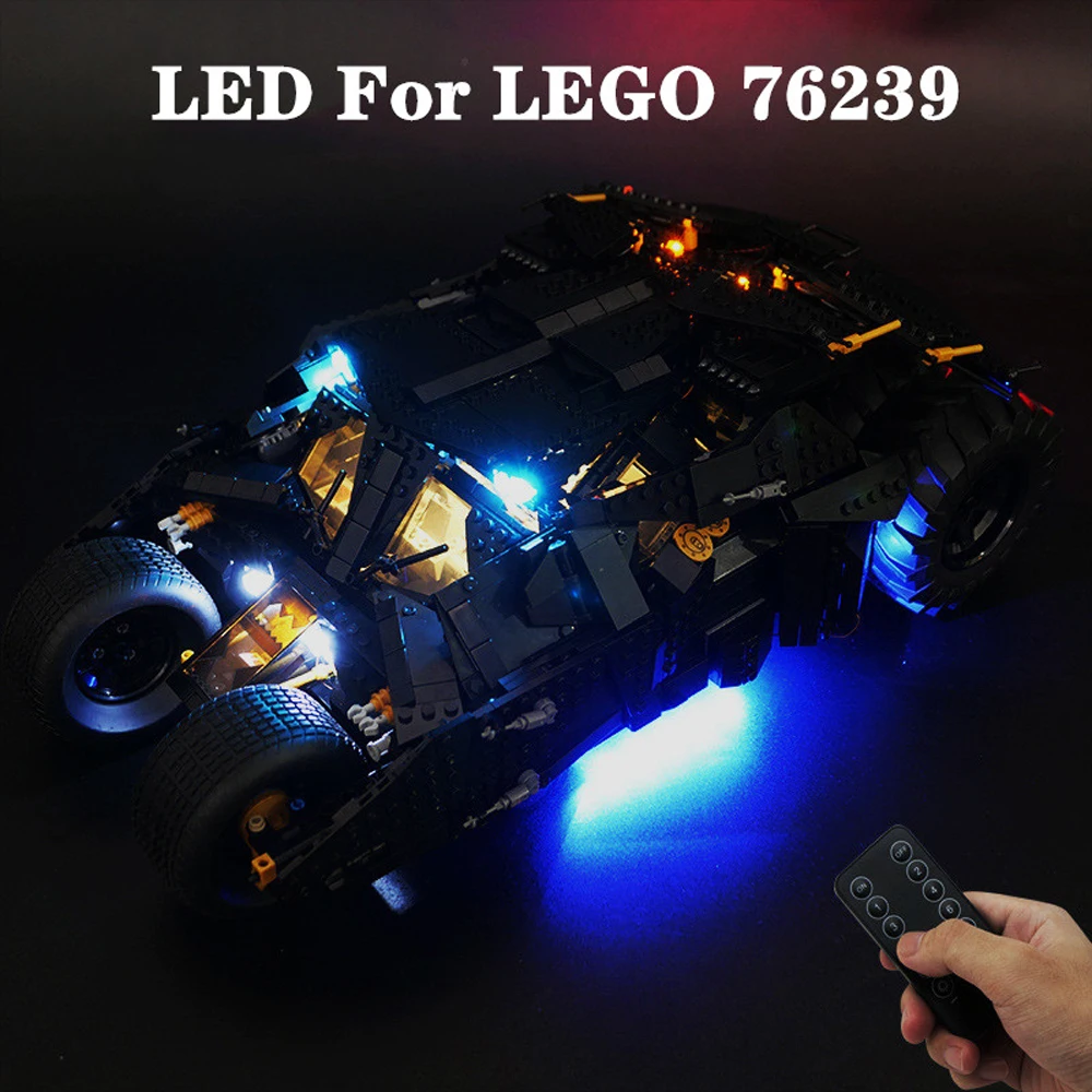 LED lighting kit for 76240 76239 building block bricks (only light no model)