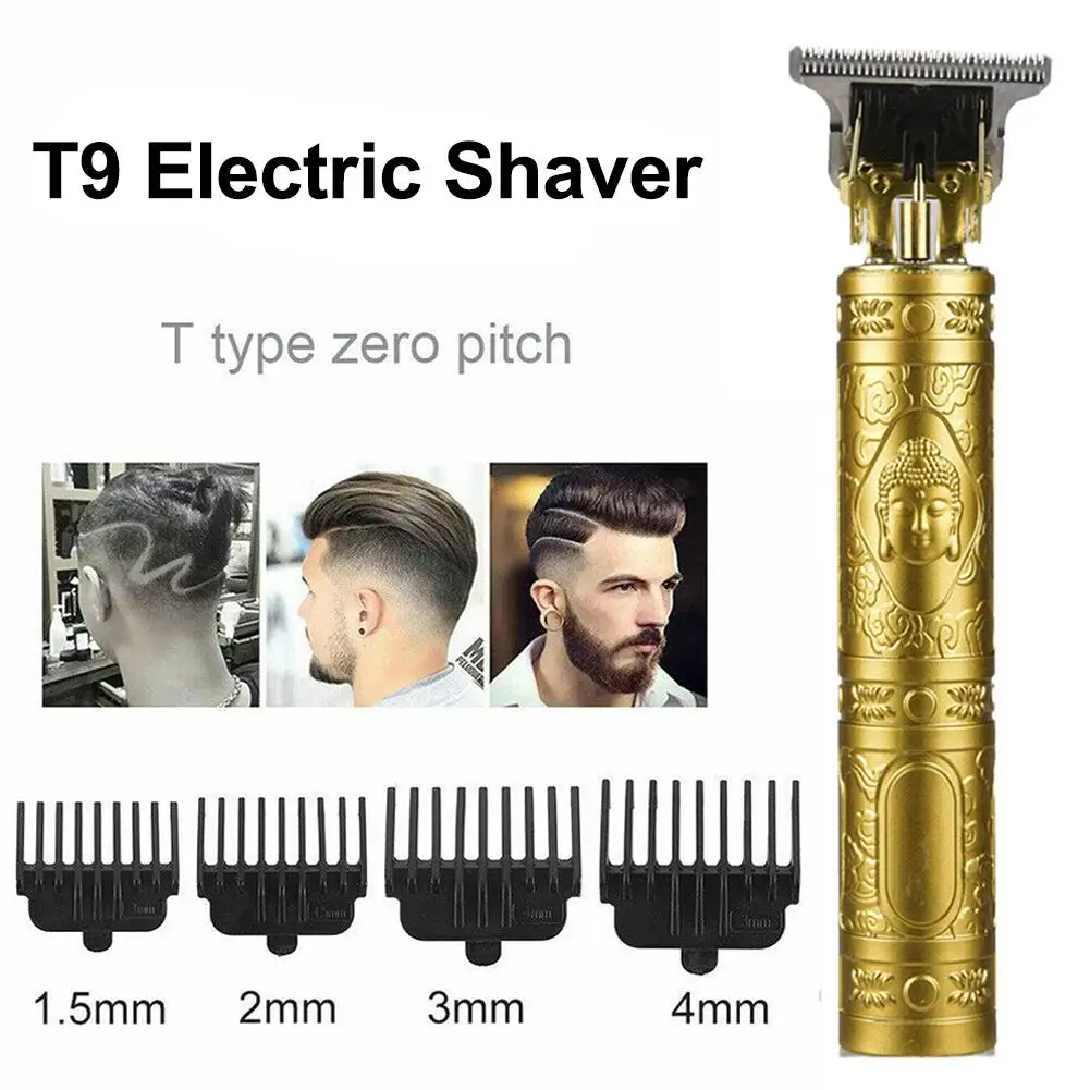 Maquinilla de afeitar eléctrica para hombres, afeitadora de barba, cortadora de pelo corporal, máquina de corte profesional, Barbero F2Y6