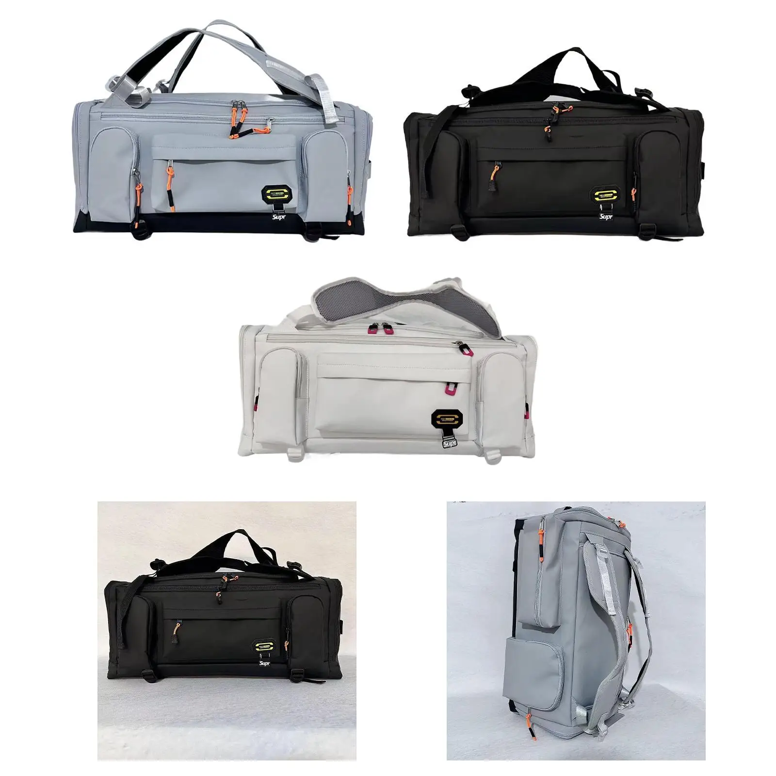 Bolsa de esquí Mochila de esquí de gran capacidad para viajes Deportes de invierno Deportes al aire libre