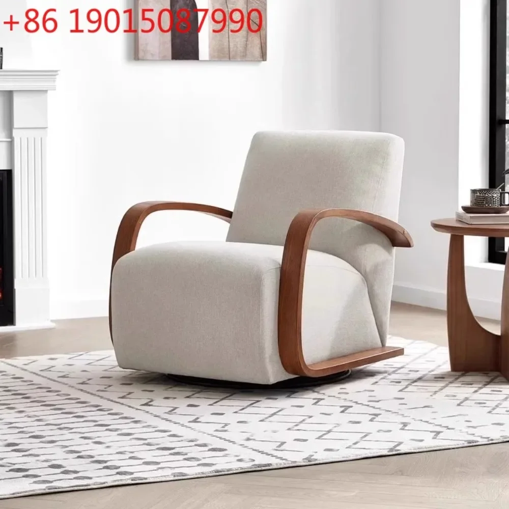 

Japanese-style wabi-sabi single sofa simple modern living room