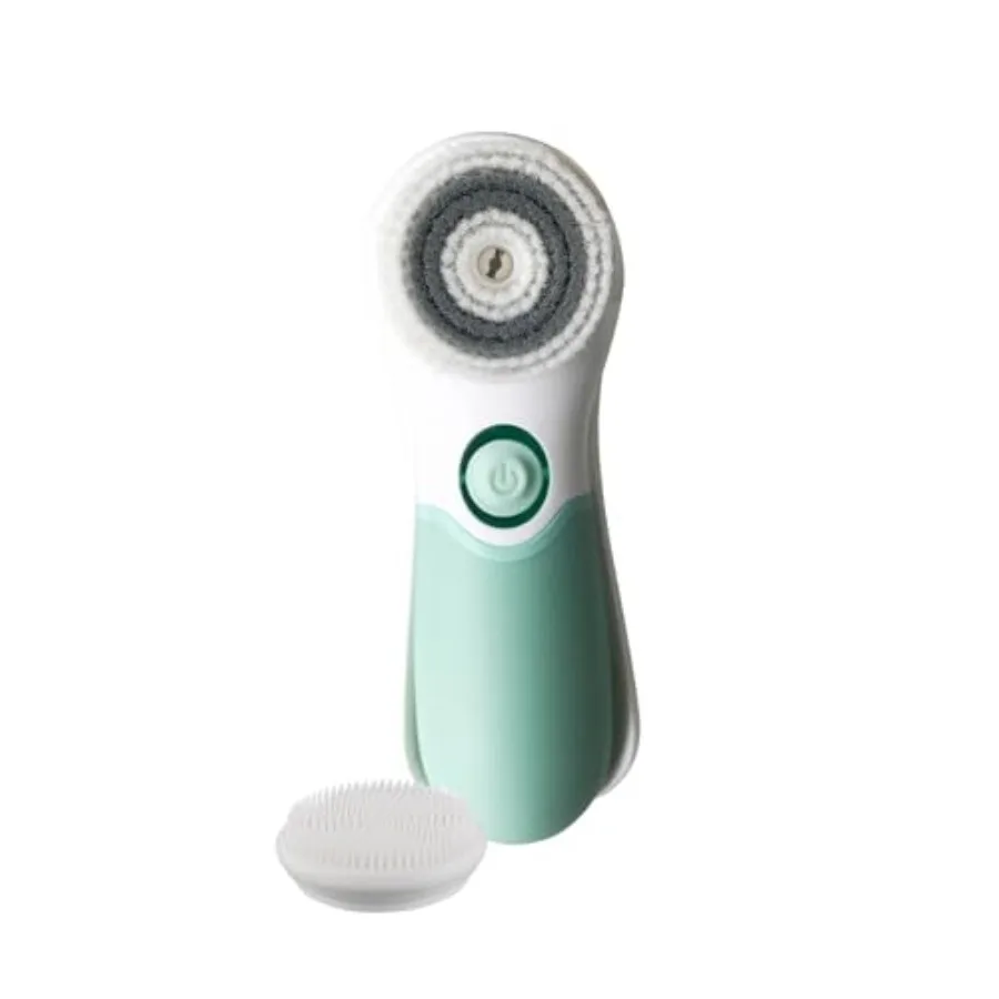 

2-in-1 Advanced Facial Cleansing Brush for Daily Skin Care Pore Cleaning Exfoliator Tool with Soft Bristles Gentle Face Wash Br
