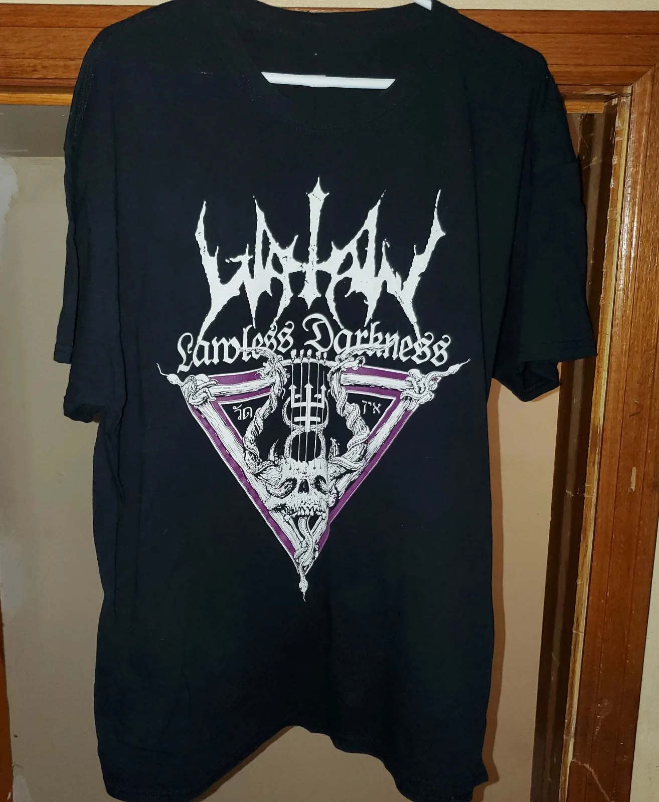 

Модная черная рубашка Watain Band 100% хлопок 1 сторона размер от S до 5XL PP606