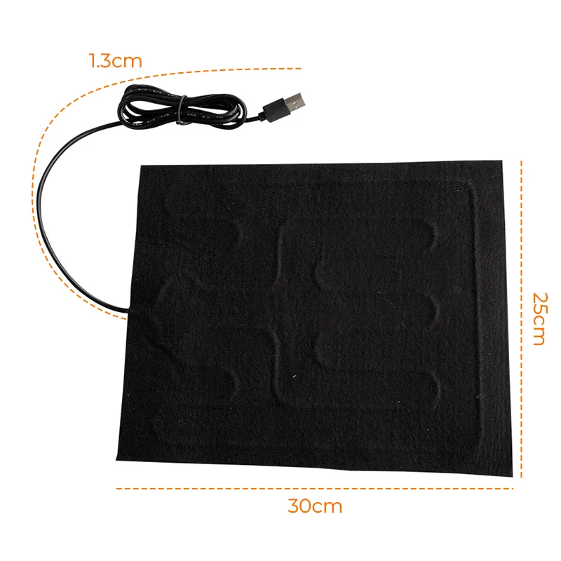 USB Heating Mat Pet Warm Pad Heater Heating Seat Cushion 5V Three-speed Temperature Control For Dog Cat Sleeping Keep Warm