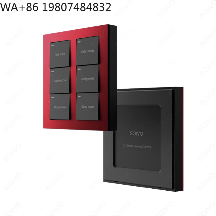Metal Shell Wall Mount Zigbee Wireless Remote Panel 220-240V Long Service Life  Smart Home Control Device