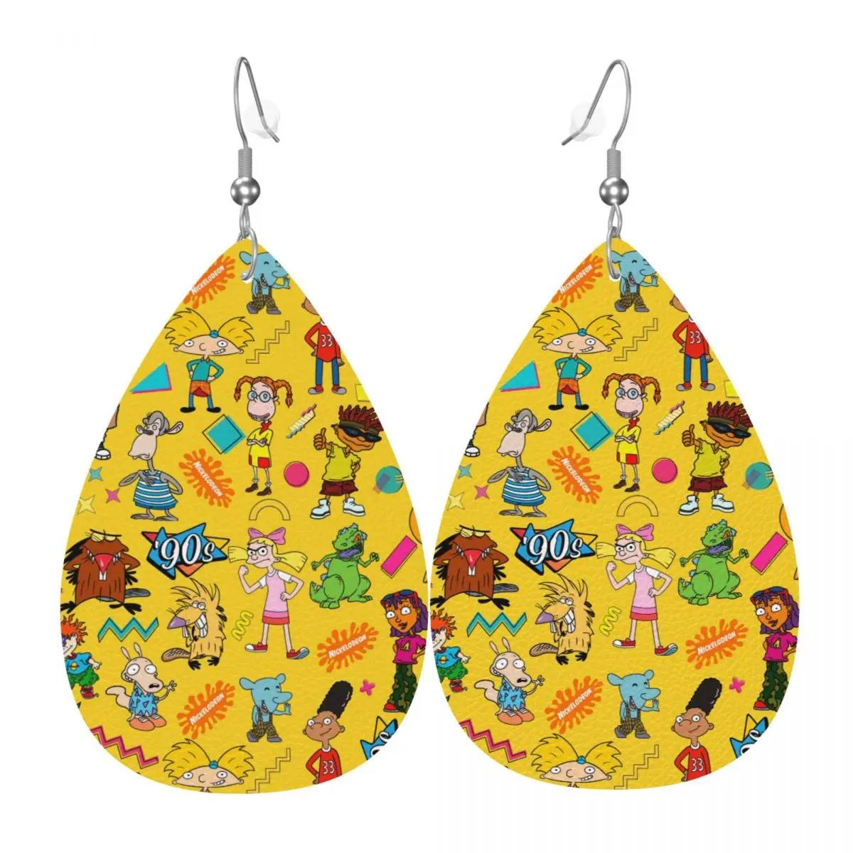 مخصص R-Rugrats Go الأقراط الجلدية البرية للنساء استرخى أقراط مجوهرات اكسسوارات #1