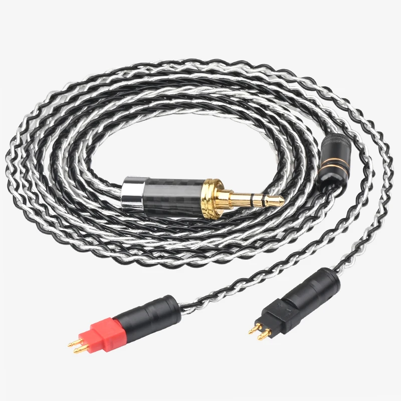 ATAUDIO HD650 Headphone Cable Silver 2M 3