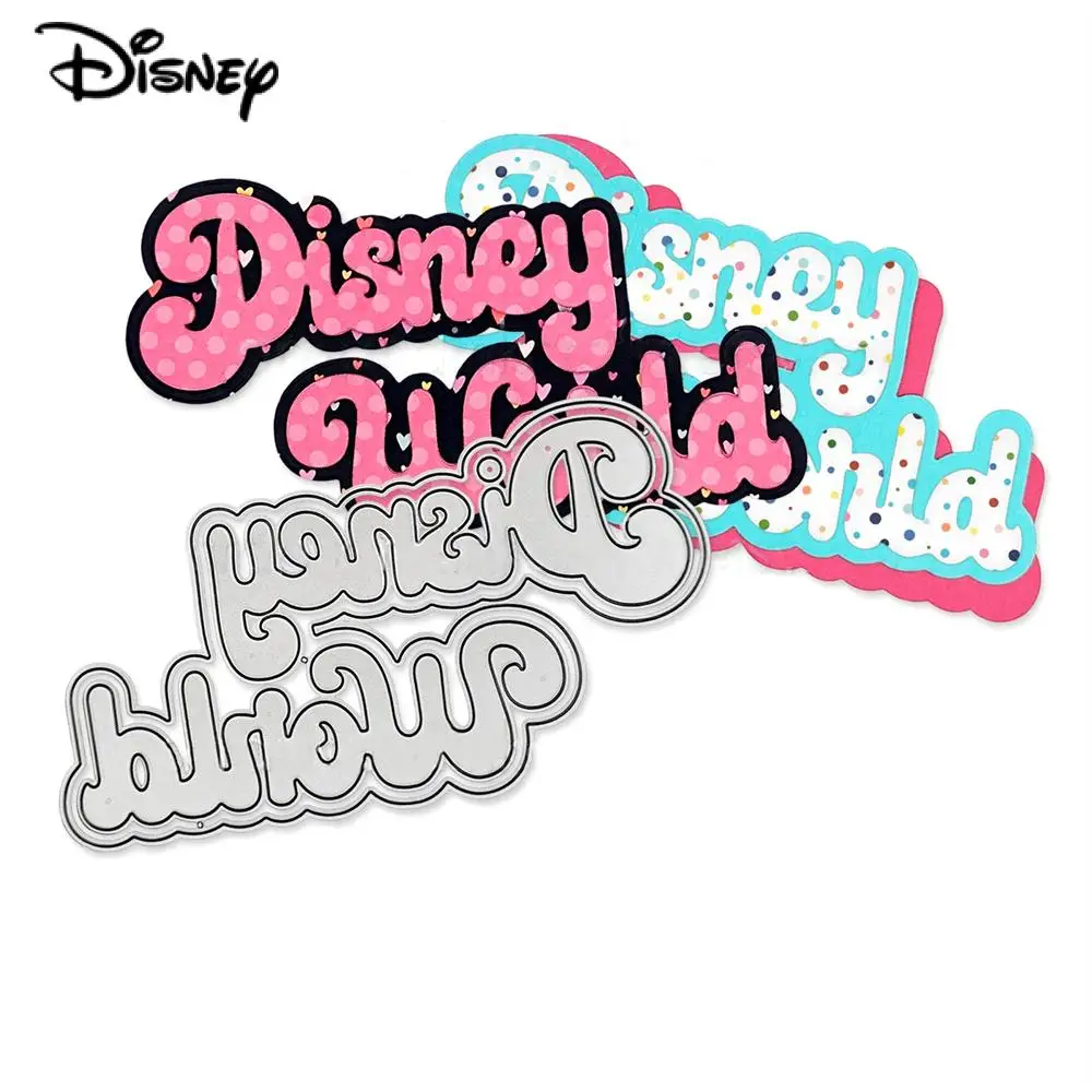 Disney World Metal Cutting Dies For DIY Scrapbooking Photo Album Decorative Craft Greeting Card Making Embossing Template 2024