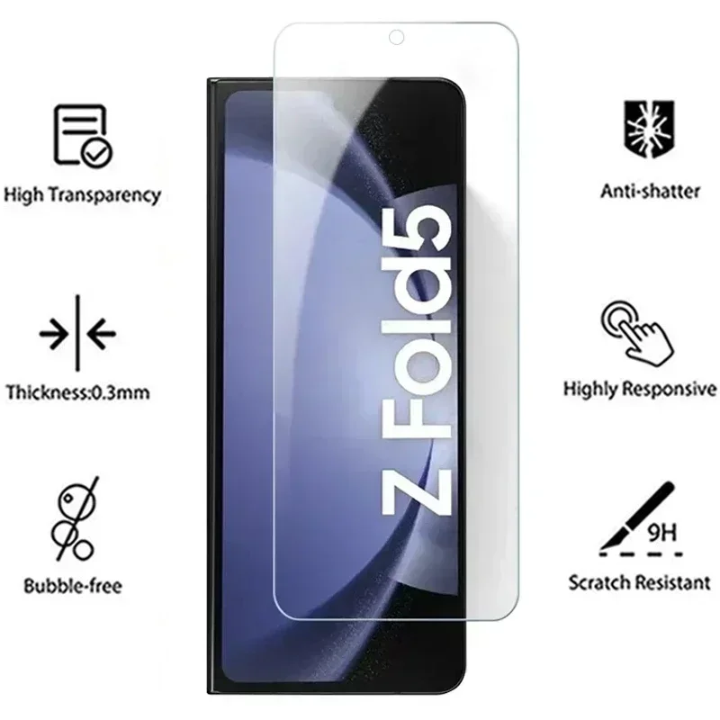 4 шт. закаленное стекло для Samsung Galaxy Z Fold 5 HD прозрачная Защита экрана для Samsung Z Fold 4 6 5G Z Fold5 9H защитное стекло