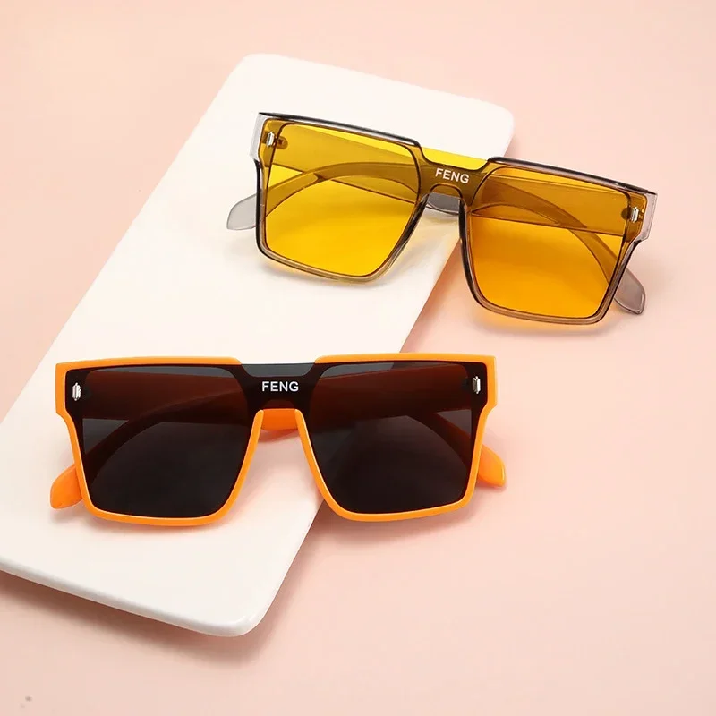 2023New Fashion Large Frame Sienoscope FENG One Piece Sunglasses Versatile Trend Rice Nail Leisure Women Sunglasses Sunvisor