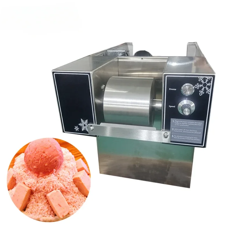 Popular Milk snow ice shaving machine Flake ice maker Shaved ice machine on promotion