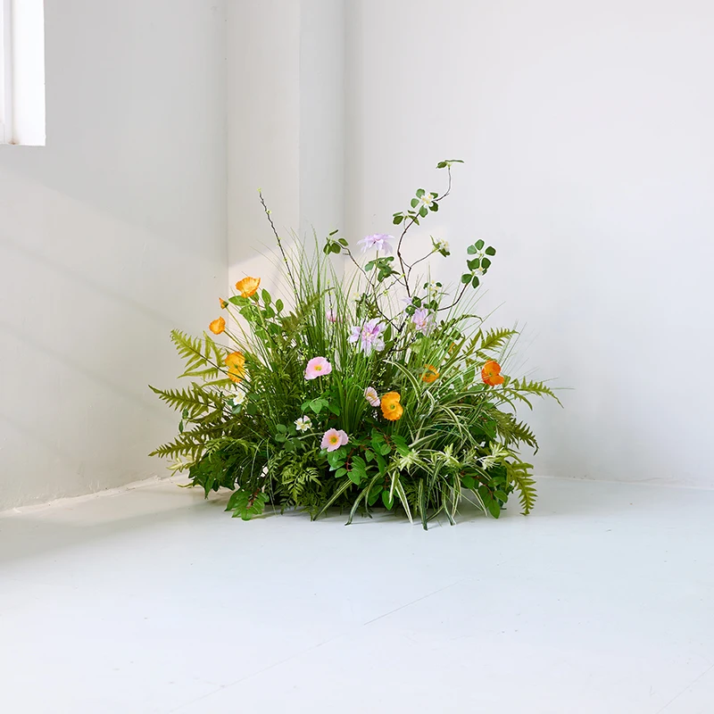 

Искусственное цветочное растение, мягкий ландшафтный дизайн, интернет-знаменитость, большое зеленое растение в помещении, подходит для спален и гостиных