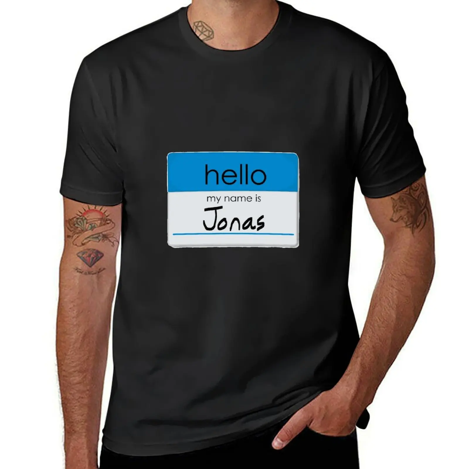 Pinzette mein Name ist Jonas T-Shirt Kawaii Kleidung Anime Kleidung plus Größen T-Shirt für Männer