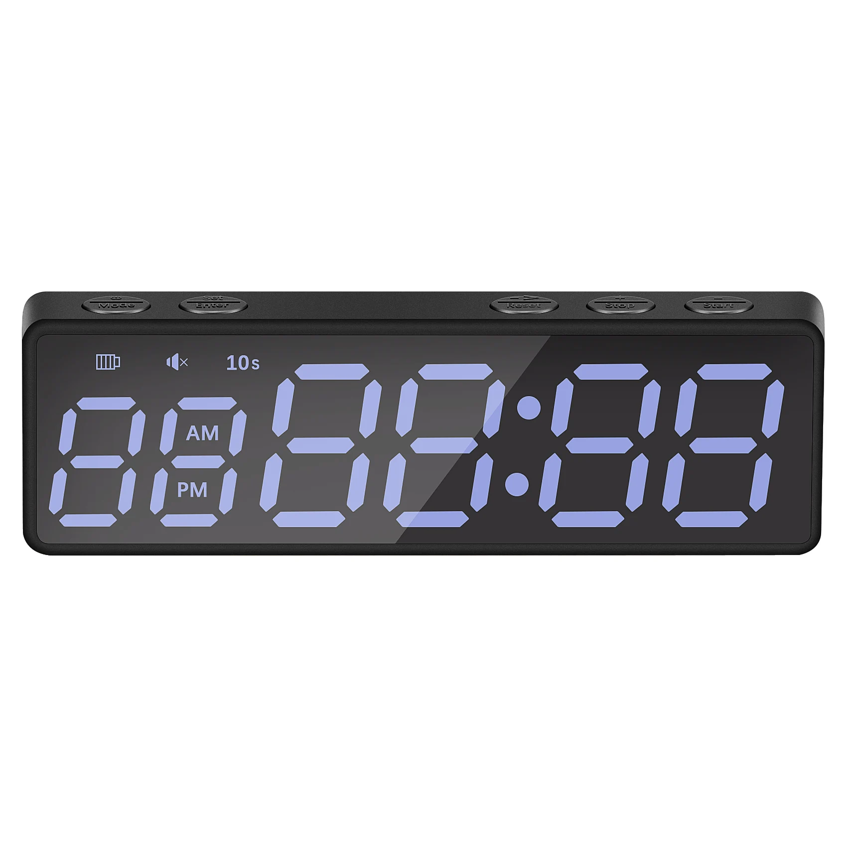 ABRO-Portable Gym Timer Interval Timer Workout Fitness Clock Countdown/UP/Stopwatch Magnetic & USB Rechargeable