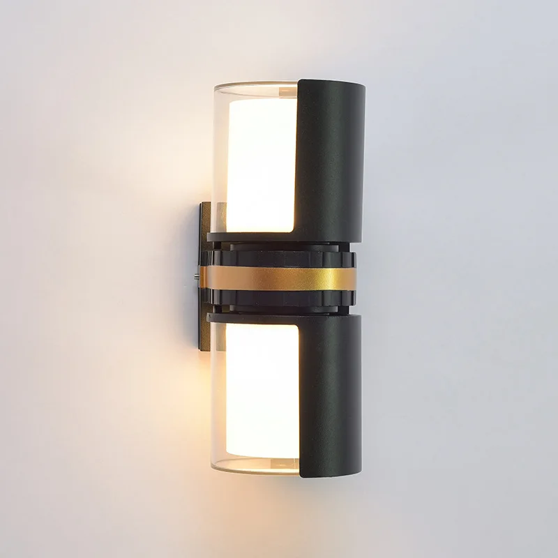 Modern Waterproof 12W LED Wall Lamp IP65 Aluminum Up Down Light Garden Porch 110V 220V