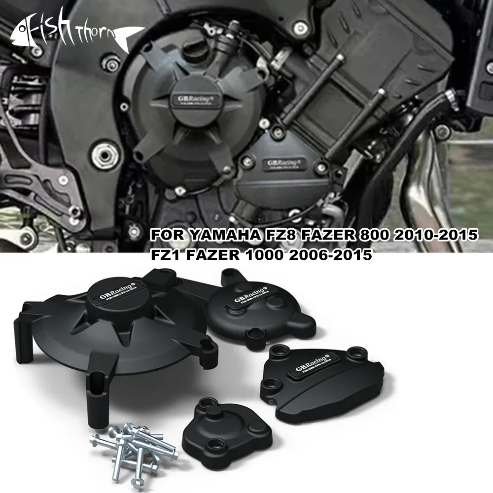 

Motorcycle Engine Cover Sets Bonnet Protector Engine Cover FOR YAMAHA FAZER 800 FZ8 2010-2015 FAZER 1000 FZ1 2006-2015