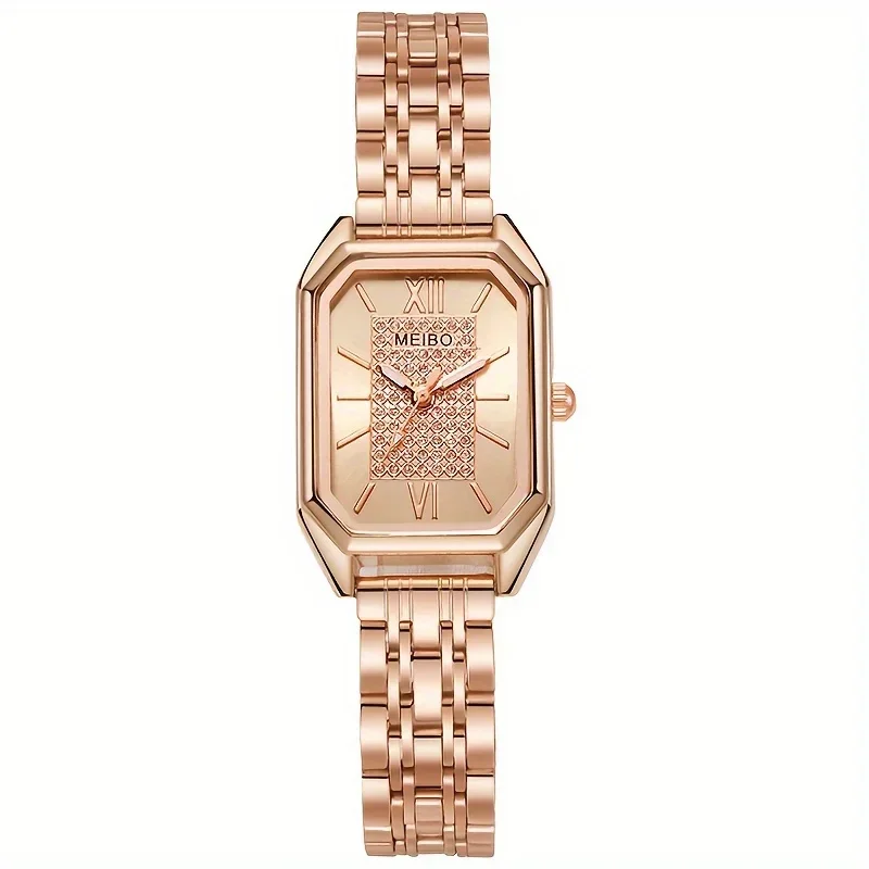 Square Vintage Women\'s Steel Strap Watch Fancy Women Watches Jewelry Sophisticated And Stylish Women Watch