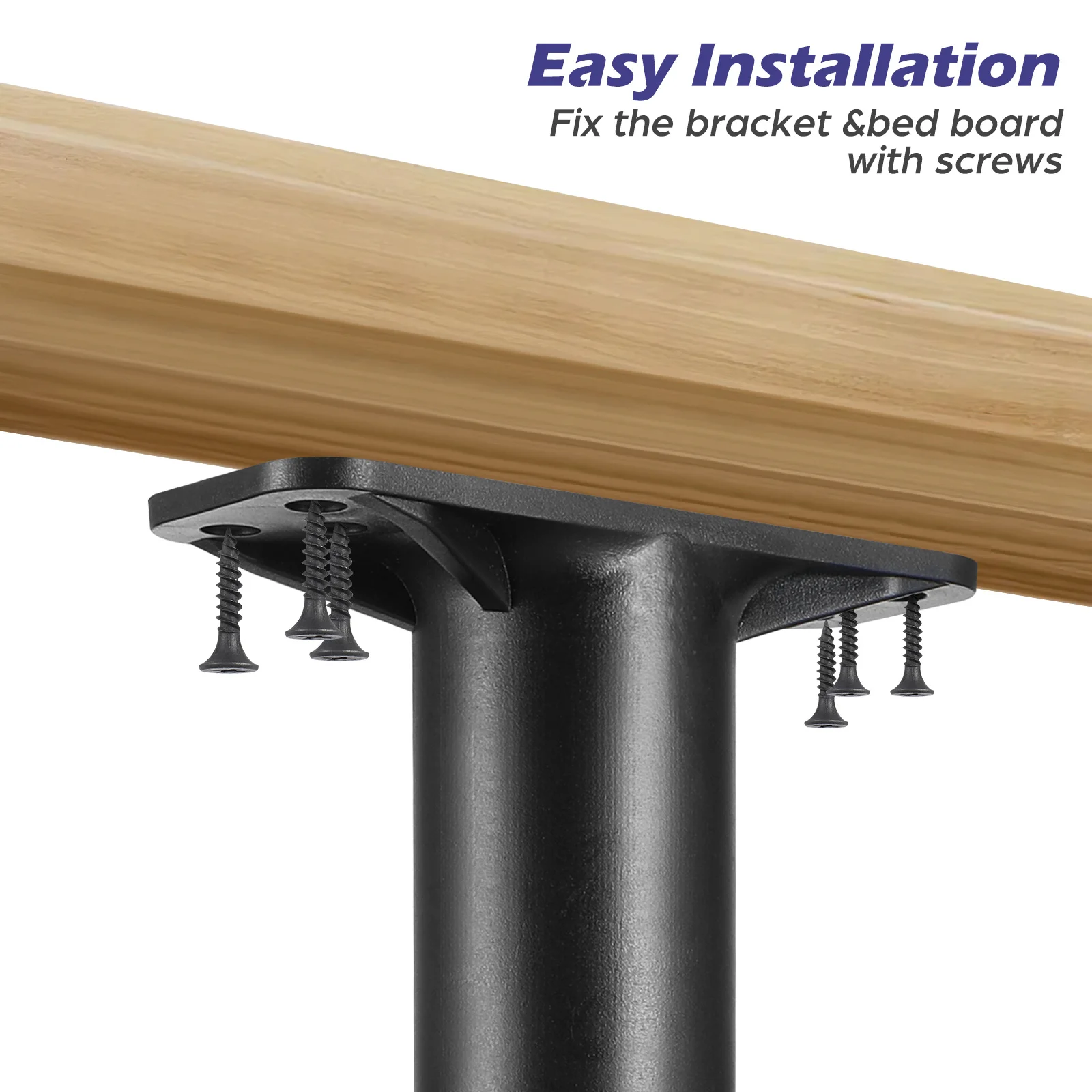 

4Pcs Adjustable Bed Frame Center Support Leg High-Strength Material Easy Installation Save Time Effort