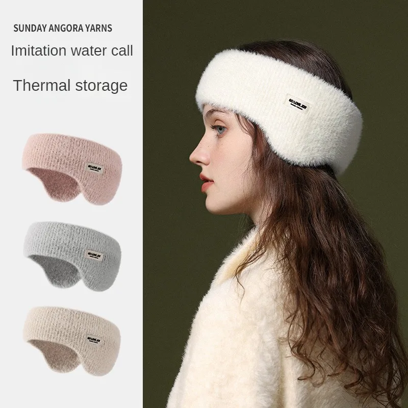 Earmuffs de malha à prova de frio, frostproof, veludo Earbags, orelha ao ar livre para o inverno, quente, novo, DEZ43