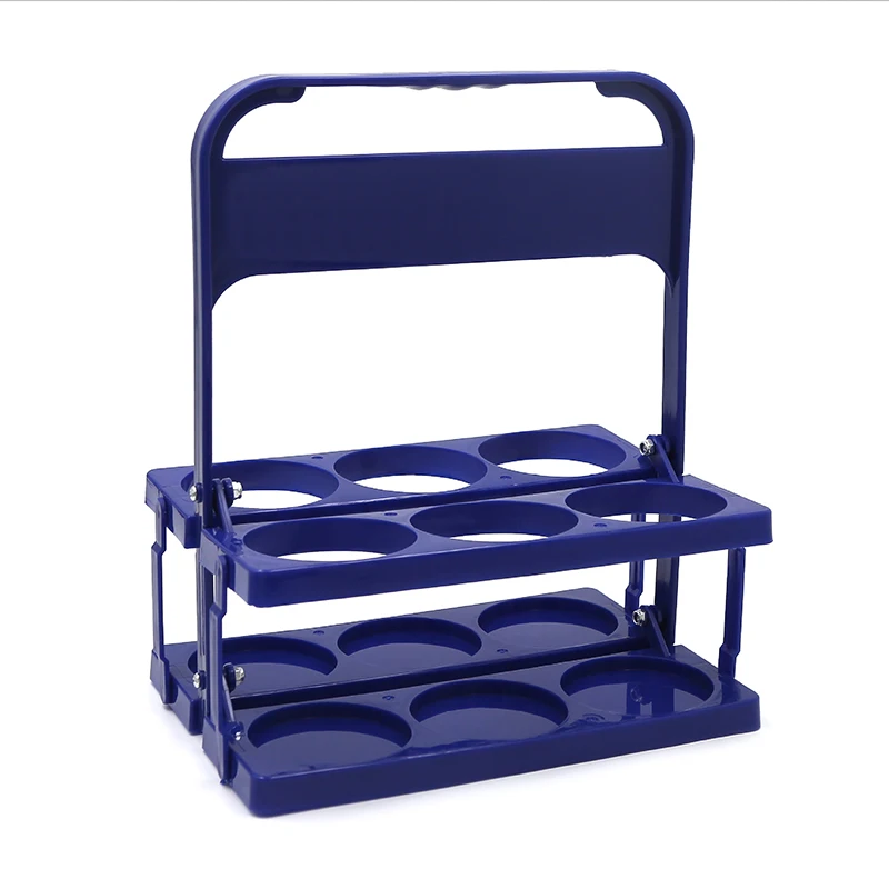 Herbruikbaar 6 Pack Bierfles Drager Drink Caddy Houder Duurzame Opvouwbare Bar Likeur Wijn Bier Rek Mand Cup Organizer - afbeelding 1