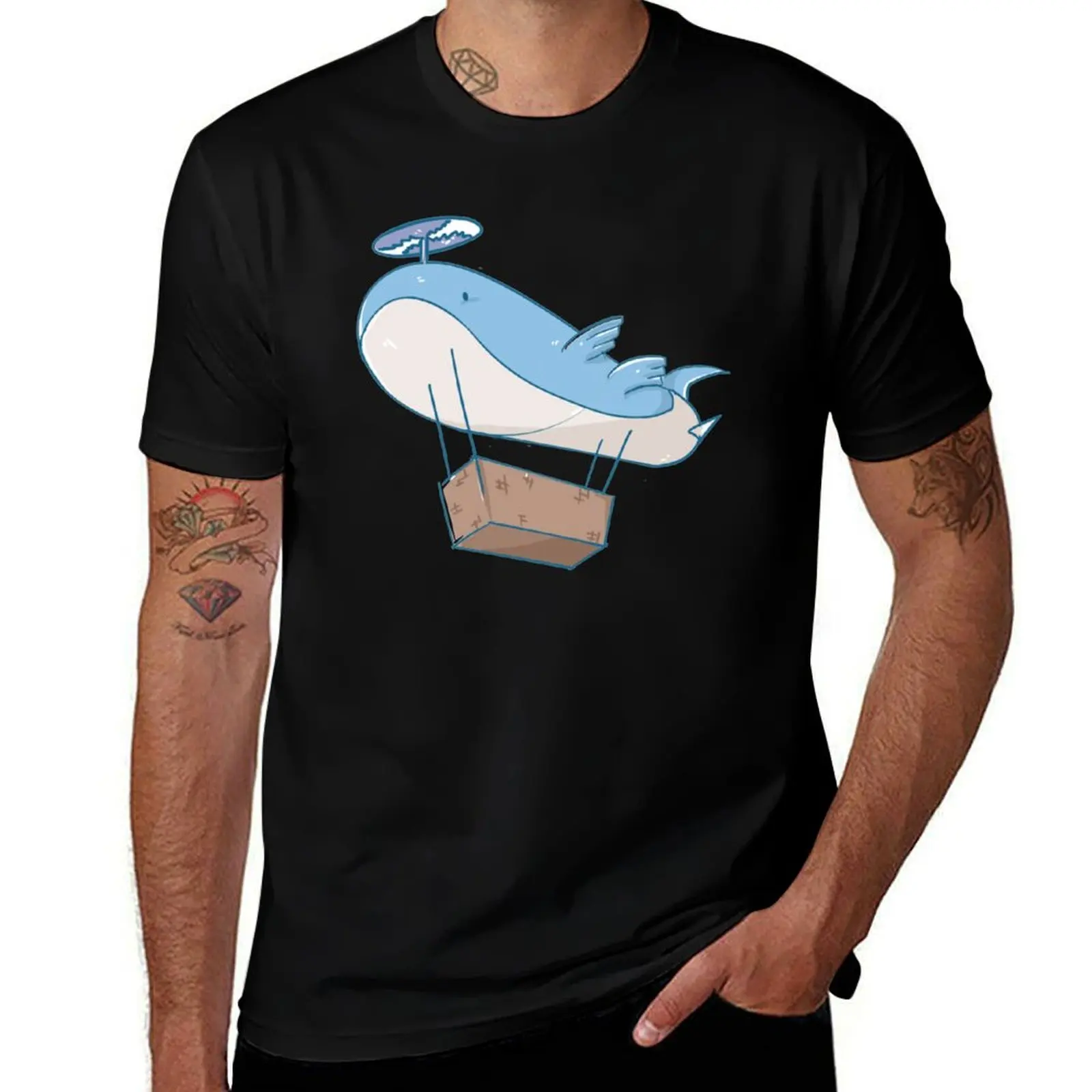 

Для мужчин, роскошная рубашка, гелиевая повседневная футболка, рубашки с аниме, мужская футболка Wailord, мужская рубашка