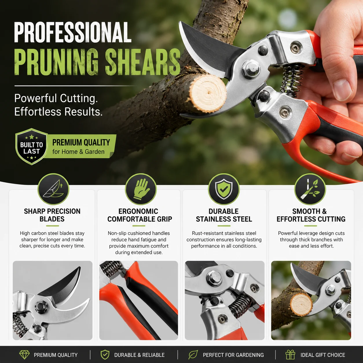 Forbici da Potatura Profession - Gardening Tools Sharp recensione e prezzo