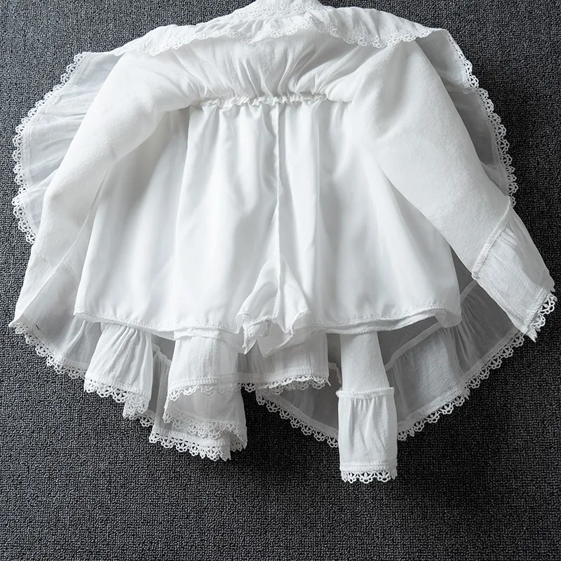 Summer Irregular Lace Round Cotton Linen Mini Skirt, High Waist Short Skirts For Women 2025