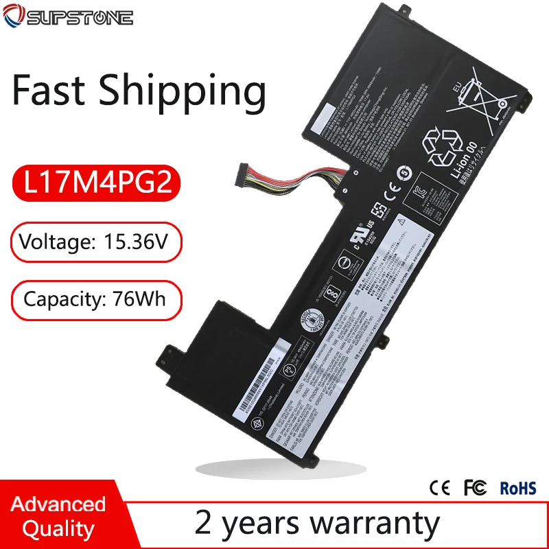 Nova L17l4pg2 L17m4pg2 Bateria do Portátil para Lenovo Legião Y73017ich Y740-17irhg 17ichg L17c4pg2 L17s4pg2 5b10q88556 928qa224h