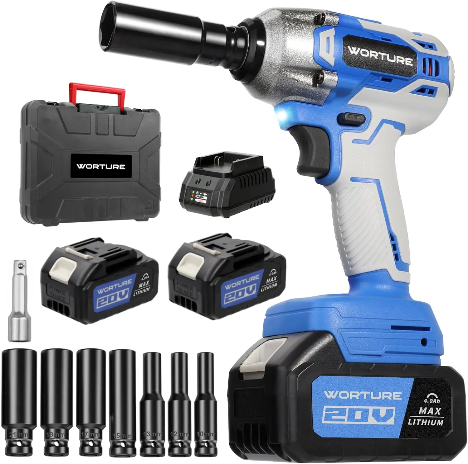 Cordless Impact Wrench, 1/2