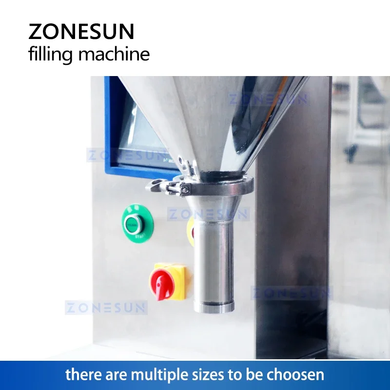 ZONESUN Auger Filler Powder Packing Machine Tabletop Dry Powder Filling Machine ZS-FM100B