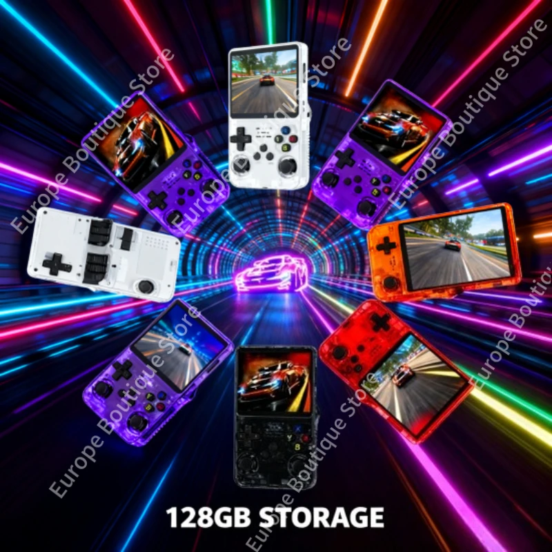 

ARKOS R36S Retro Handheld Game Console Linux System 3.5-inch IPS Screen Video Player 64GB/128GB Portable Handheld Game Console