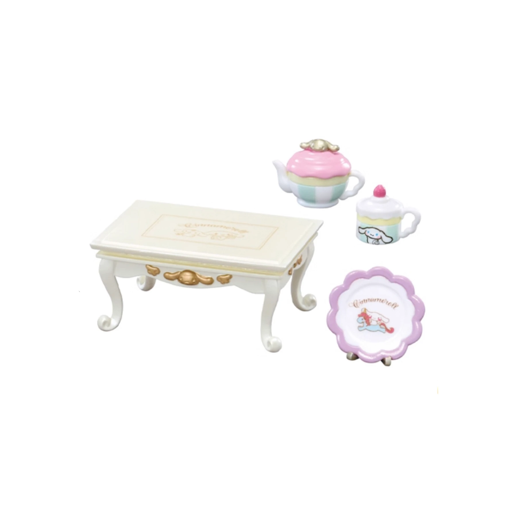 Re-ment كبير الأذن الكلب متجر الأزياء مجموعة كاملة الشكل العصرية لعبة سطح المكتب صندوق أعمى زخرفة مصغرة المشهد جمع نموذج