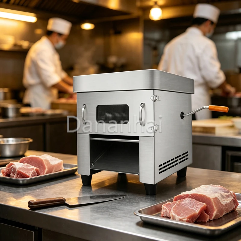 Commercial Electric Slicer Multifunctional Stainless Steel Meat And Vegetable Shredder for Kitchen