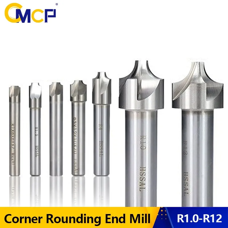 CMCP Corner Rounding End Mill R1.0-R12 HSS Radius Milling Cutter CNC Router Bit