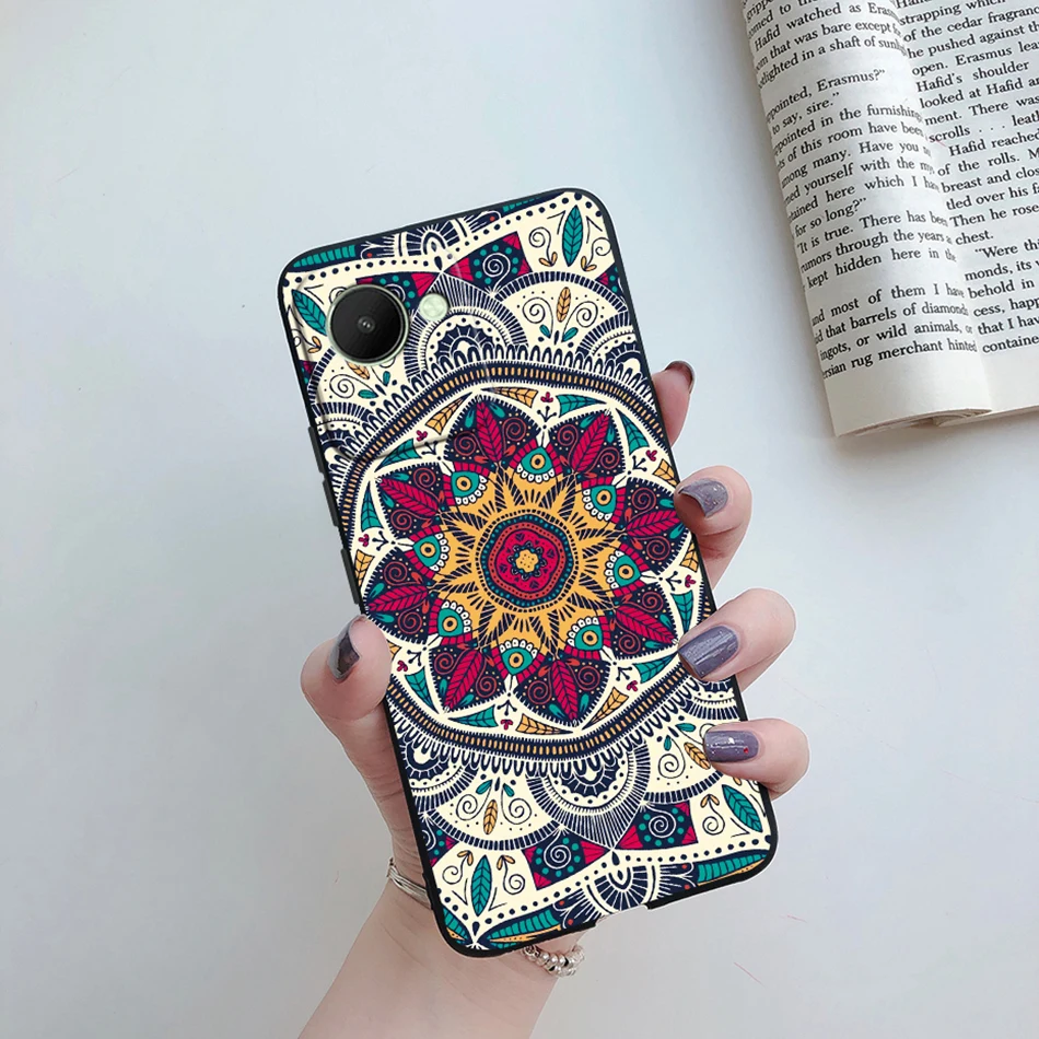 Cartoon Silicone Case For Realme C30 C30S Narzo 50i Prime Back Cover Cute Flower Soft TPU Funda For Realme C30 C30S C 30 S Case