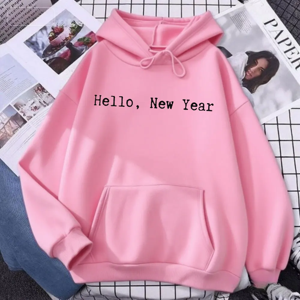 ミニマリスト新年クルーネックスウェットシャツ乾杯お祝いセーター内向的新年イブジャンパー冬休みトップスユニセックスプルオーバー