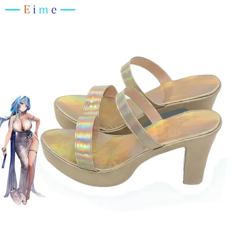 Helen Cosplay Shoes High Heel slippers PU Leather Shoes Cosplay Prop Anime Accessories Halloween Carnival Boots Custom Made