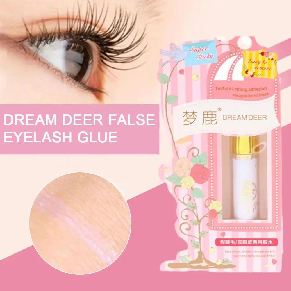 8ml False Eyelash Extension Glue Waterproof Fast Dry Lasting Primer Strong Eyelash Transparent Long Tools Irritation No V9H4