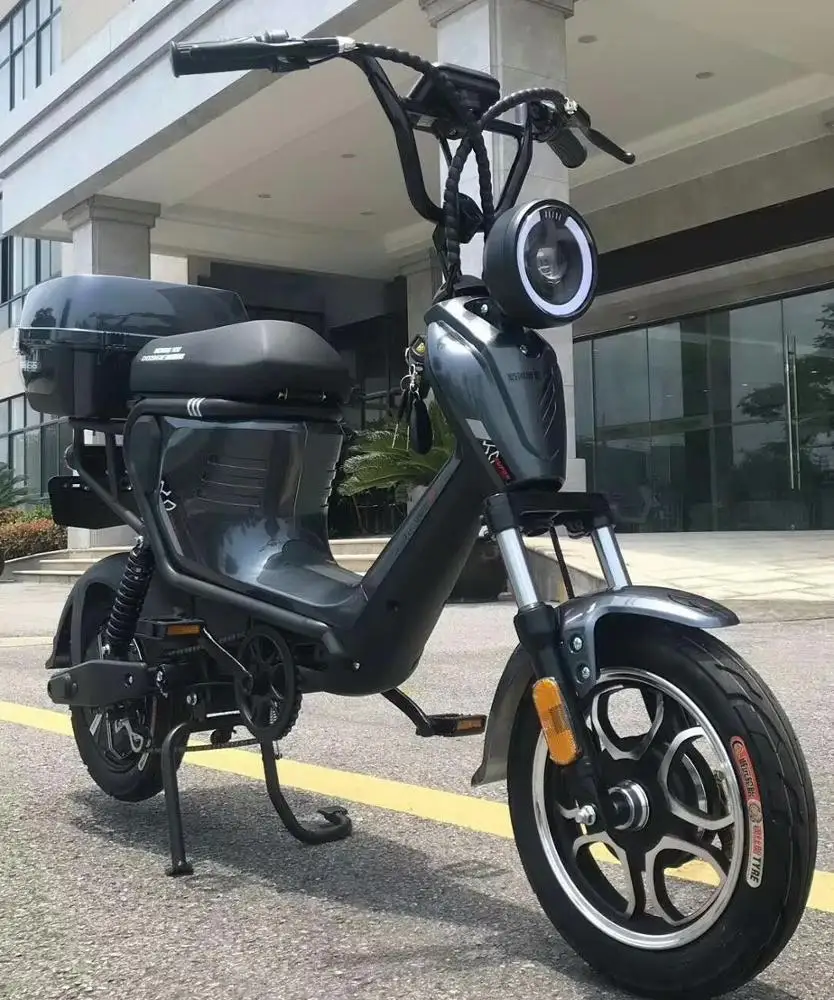 Front Disc Brake&Rear Drum Brake Electric Scooters 20Ah Lead-acid Battery Electric Bike Scooter EEC Approved Electric Bicycle