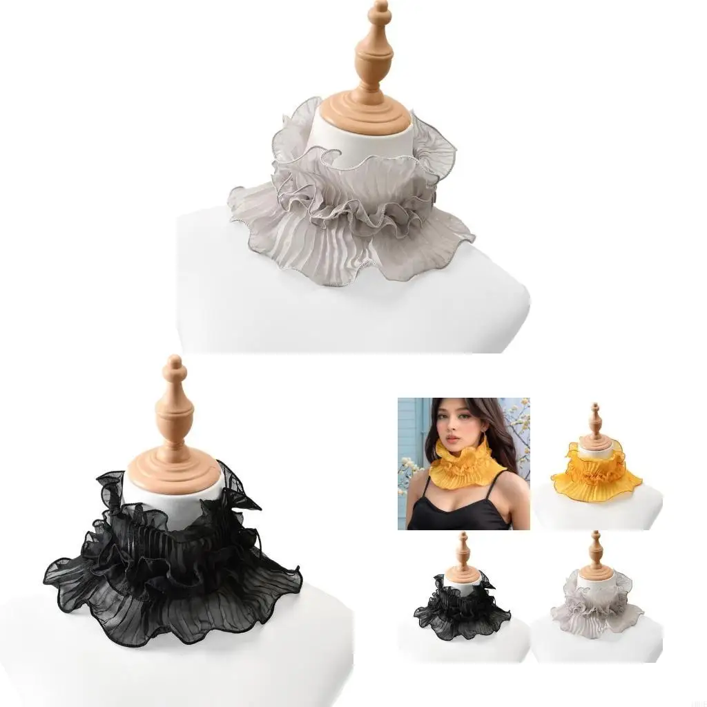 Stylish Women's Multifunctional Polyester Neck Scarf Spring Summer Floral Scarf