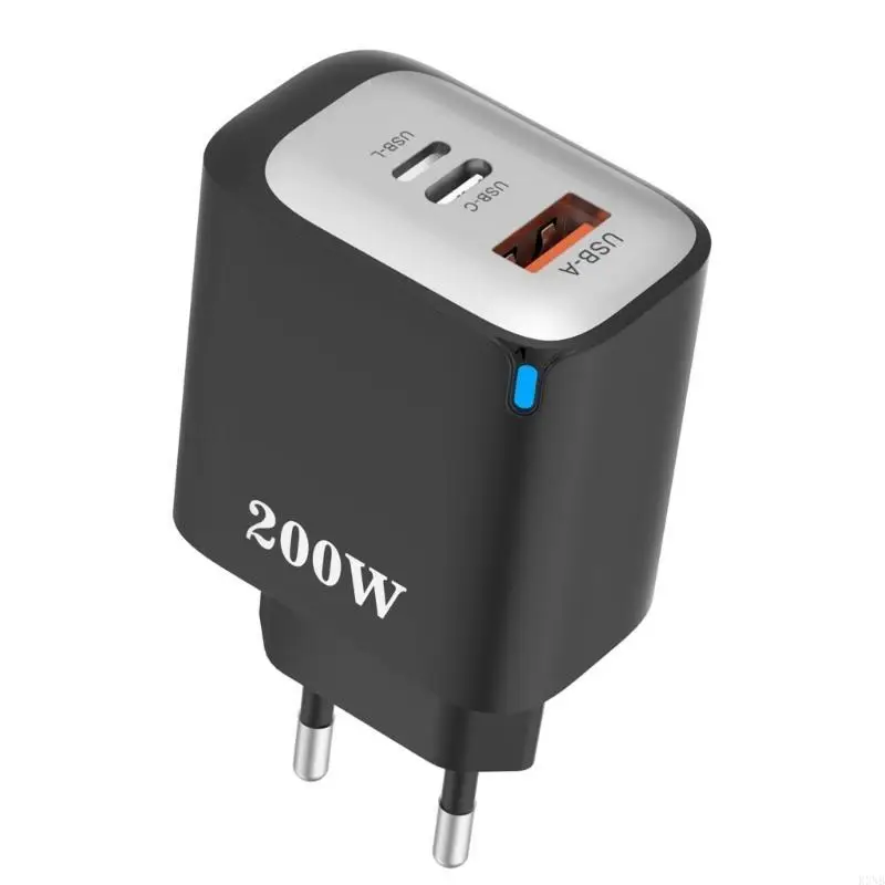 

K3NB Quick Charging 200W USB C USB A USB L Power Adapter for Phone