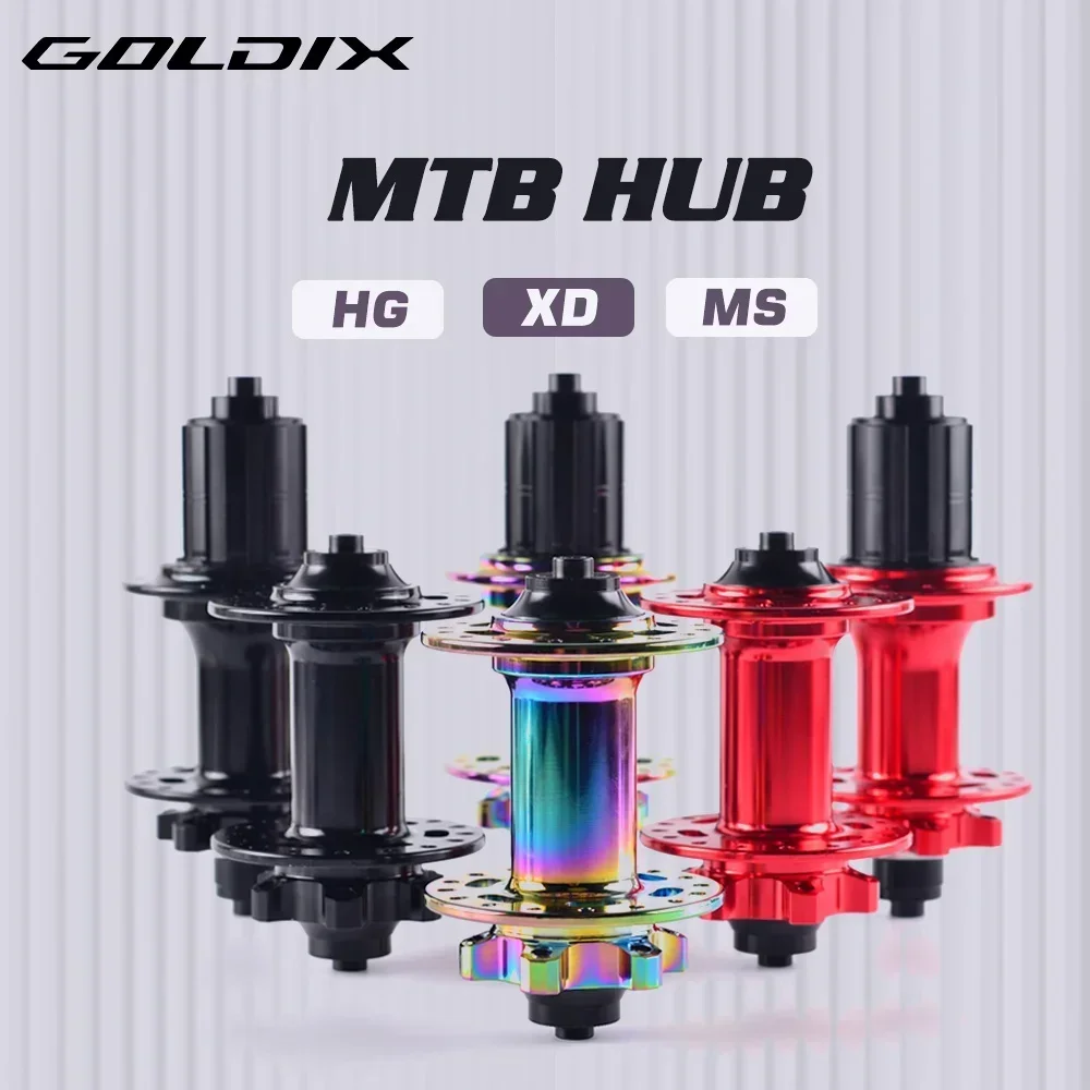 GOLDIX V2 محاور الدراجة 32/36 ثقوب J-Bend المتحدث 6 قطعة تحمل مختومة ل SHIMANO SRAM دراجة هوائية جبلية Freehub 8/9/10/11/12 سرعة