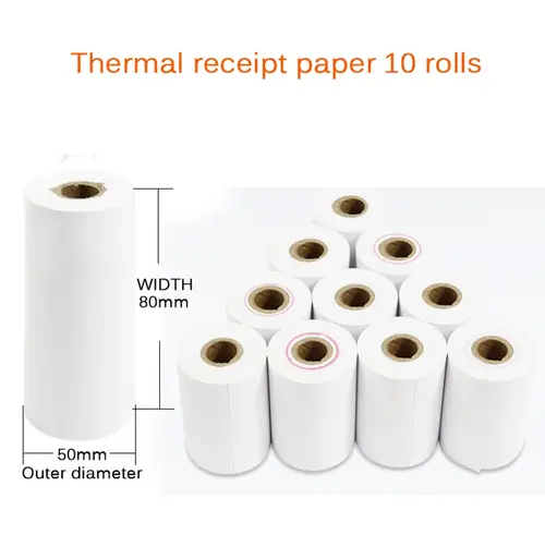 NETUM Thermal Paper Rolls Cash Register Receipt Paper 58mm/80mm (10 Rolls per Case) - Image 7