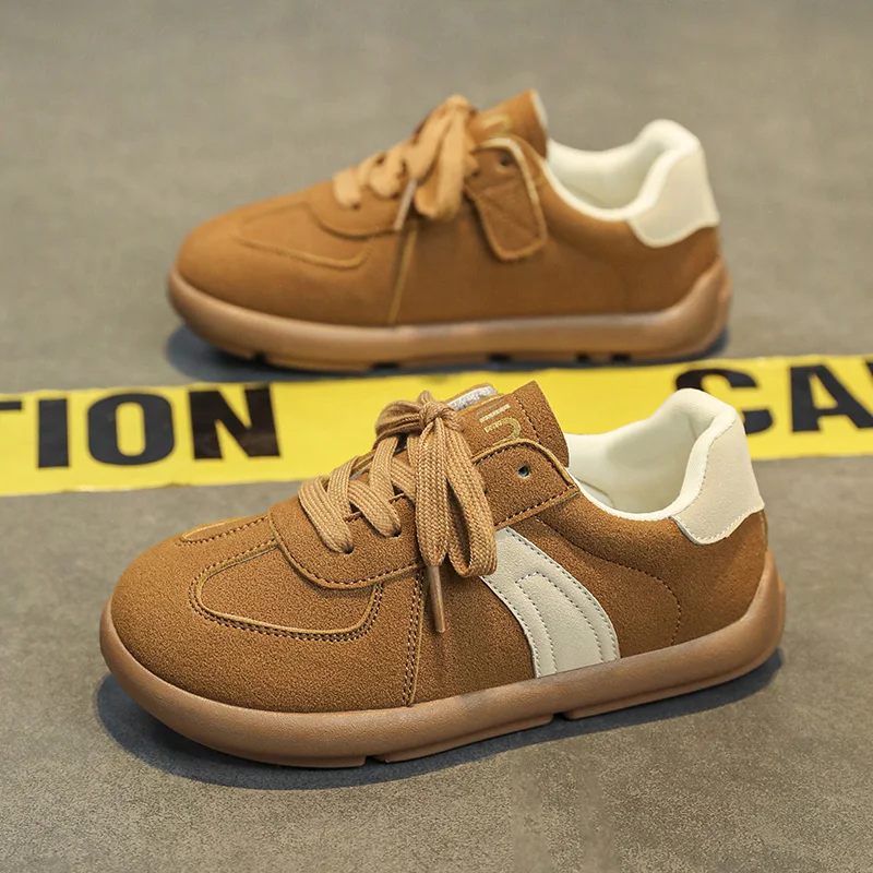 

Винтажная спортивная обувь для отдыха для девочек, осенние модные повседневные кроссовки для мальчиков, детская обувь, прогулочные кроссовки для малышей, детские кроссовки