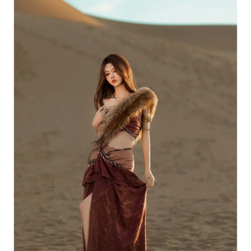 

New ethnic-style Western Regions style and exotic travel photography clothing from the photo studio