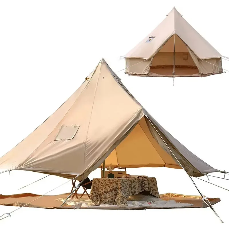 2026   Factory Cheap 3M Bell Yurt Camping Tent For Outdoor Travel