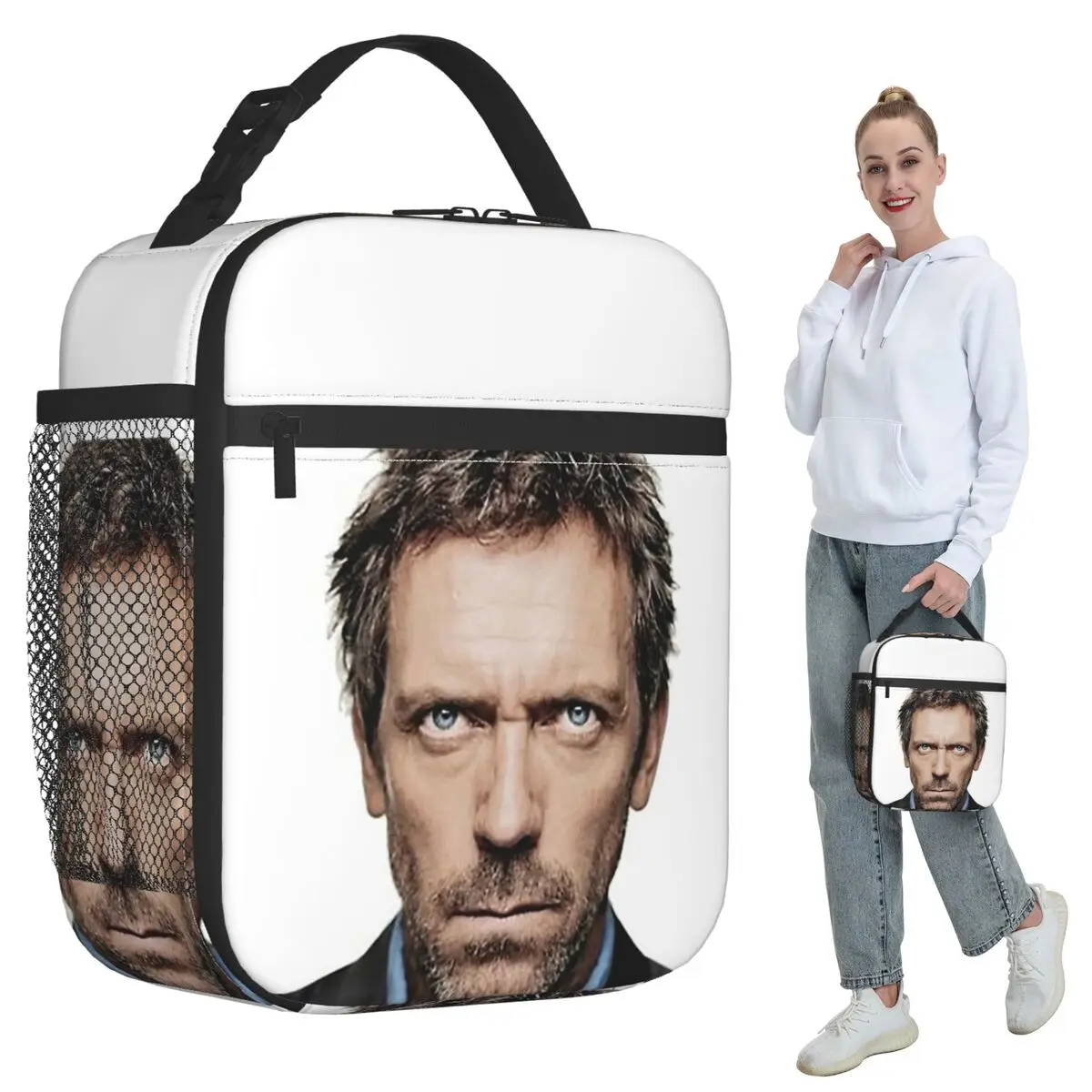 

House MD Insulated Lunch Bag for Kids School Cooler Thermal Food Box Tote Portable Lunch Boxes Container