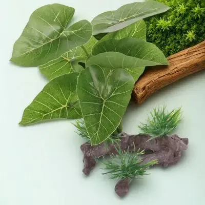 

Plastic Artificial Underwater Fish Tank Decoration Vivid Sea Grass Ornament for Aquarium Reptile Terrarium Realistic Plastic