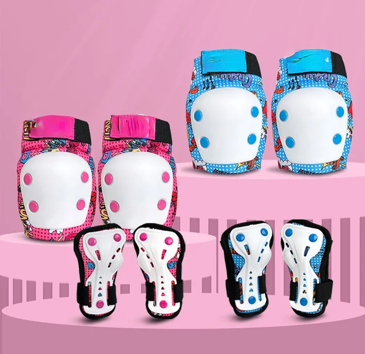 

Children's roller skating protective equipment, anti fall skating, boys and girls balance bike knee pads